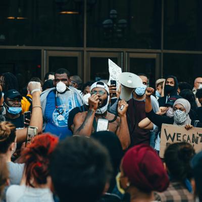 Protest in Minneapolis, MN, USA